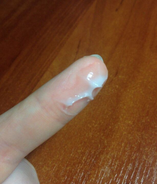 La crema Gelarex tiene una consistencia cómoda.